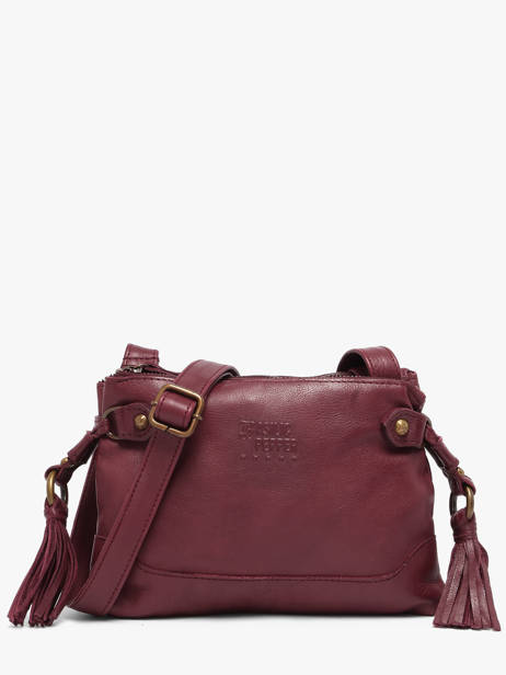 Shoulder Bag Cow Leather Basilic pepper Red cow BCOW82