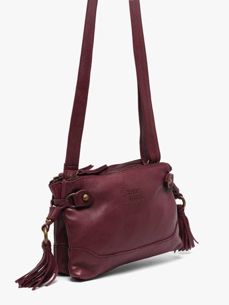Shoulder Bag Cow Leather Basilic pepper Red cow BCOW82 other view 1
