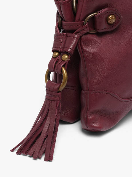 Shoulder Bag Cow Leather Basilic pepper Red cow BCOW82 other view 2