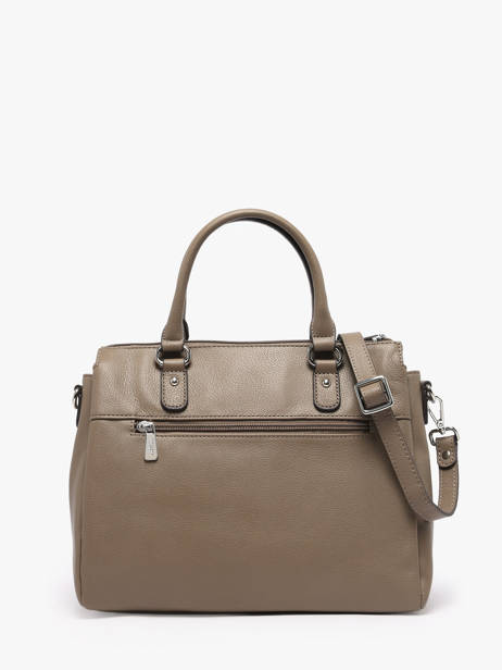 Satchel Confort Leather Hexagona Brown confort 469844 other view 4