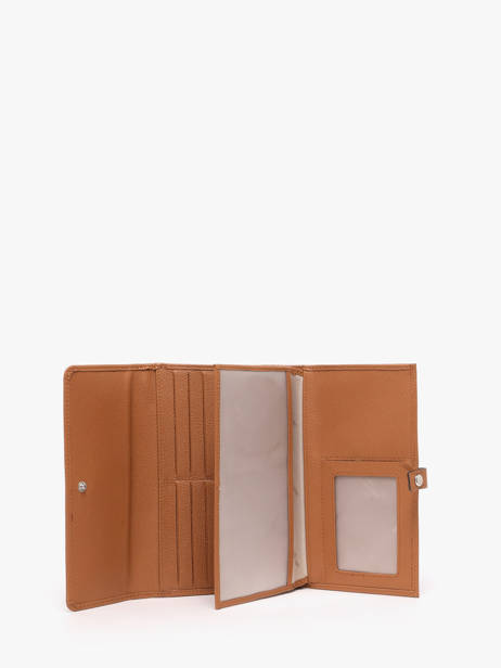 Continental Wallet Leather Hexagona Brown confort 467466R other view 2