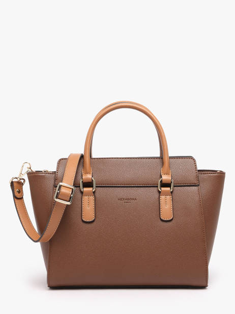 Satchel Mae Hexagona Brown mae 5620323
