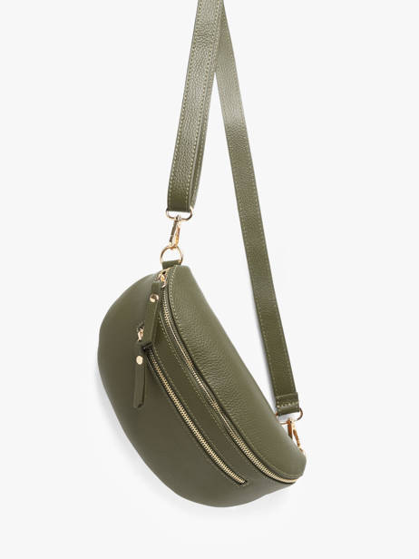 Belt Bag Leather Milano Green caviar CA23111O other view 2