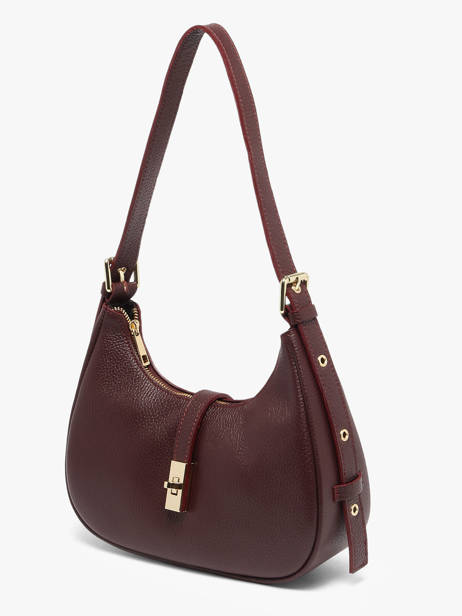 Hobo Caviar Cuir Milano Violet caviar CA26069 vue secondaire 2