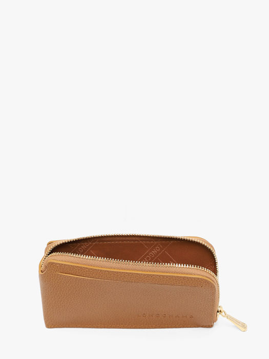 Longchamp Le foulonné Porte billets/cartes Marron