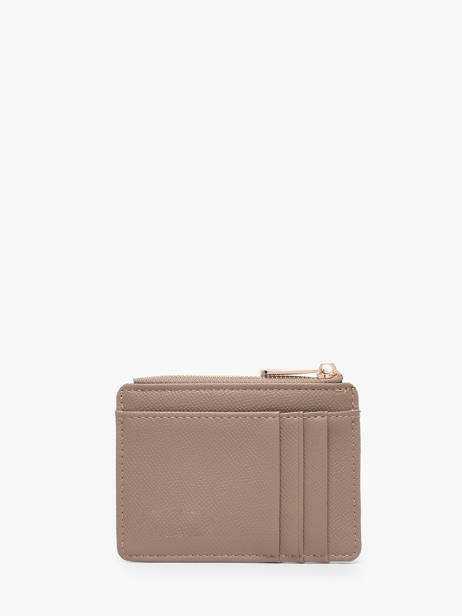 Portefeuille David jones Beige saffiano 3 vue secondaire 2