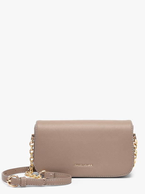 Sac Bandoulière Saffiano David jones Beige saffiano CM8419