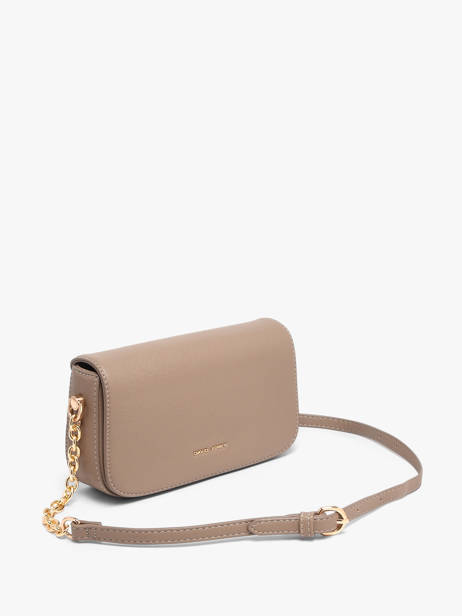 Sac Bandoulière Saffiano David jones Beige saffiano CM8419 vue secondaire 2