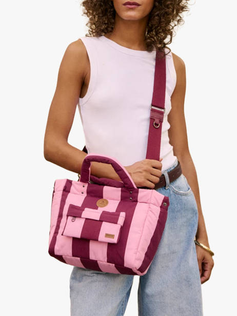 Mini Cabas With Shoulder Strap Cabaia Pink adventurer S other view 1
