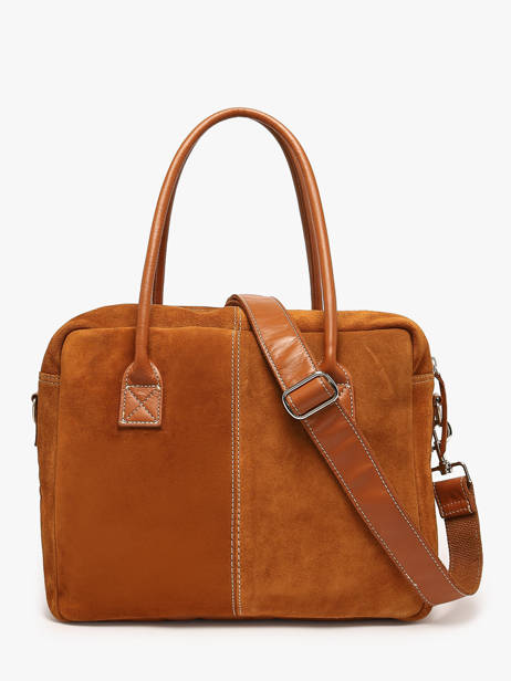 Sac Porté Main A4 La Suite Cuir Paul marius Marron la suite DANDYSUI vue secondaire 3