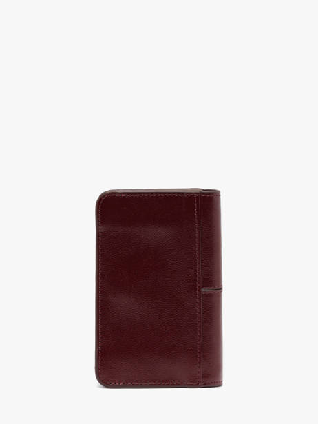 Portefeuille Cuir Nat et nin Rouge vintage YSIA vue secondaire 3