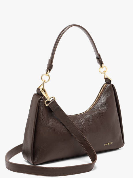 Sac Porté épaule Rejina Cuir Nat et nin Marron vintage REJINA vue secondaire 2