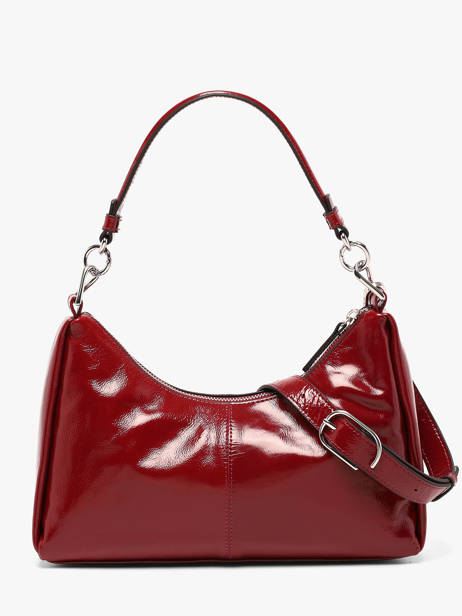 Sac Porté épaule Vintage Cuir Nat et nin Rouge vintage REJINA vue secondaire 3