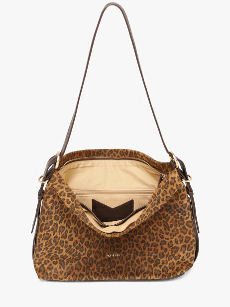 Sac Porté épaule Moreen Cuir Daim Nat et nin Marron vintage MOREEN vue secondaire 2