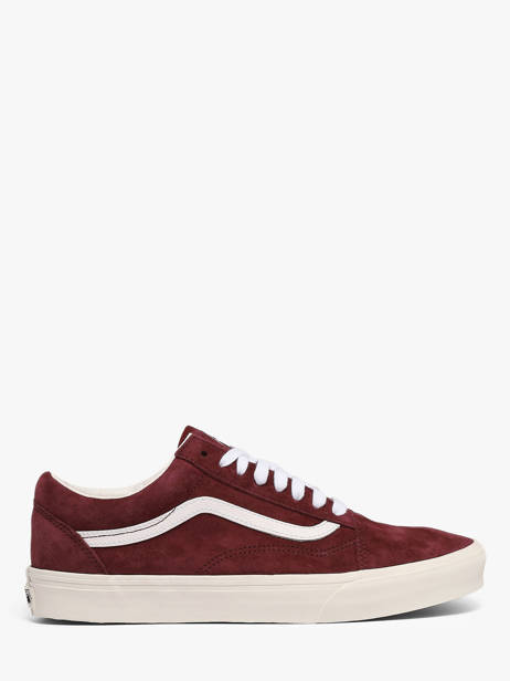 Sneakers En Cuir Vans Rouge men D7Z4QU1