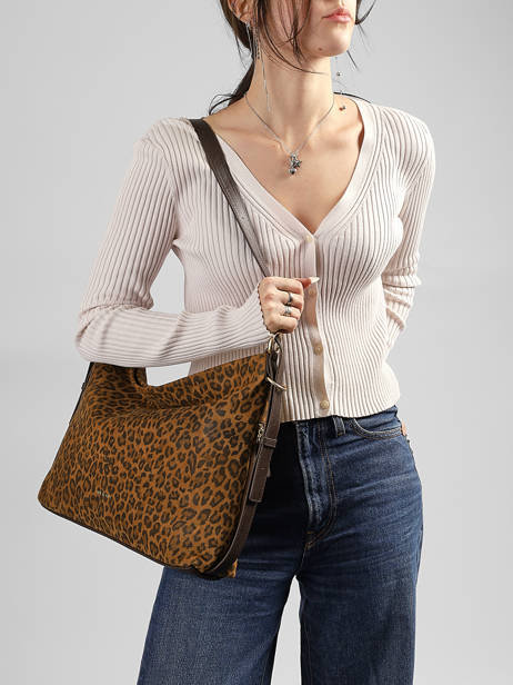 Suede Moreen Shoulder Bag Nat et nin Brown vintage MOREEN other view 1