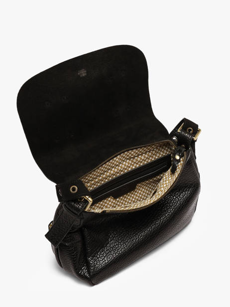 Sac Bandoulière Vintage Cuir Mila louise Noir vintage 3917E1 vue secondaire 2