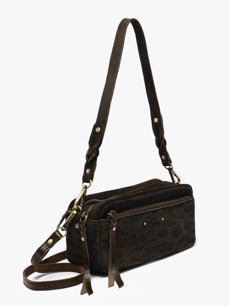 Crossbody Bag Vintage Leather Mila louise Green vintage 3916PA1 other view 1