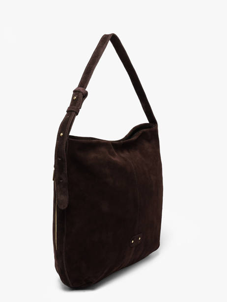 Shoulder Bag Vintage Leather Mila louise Brown vintage 23047V other view 1