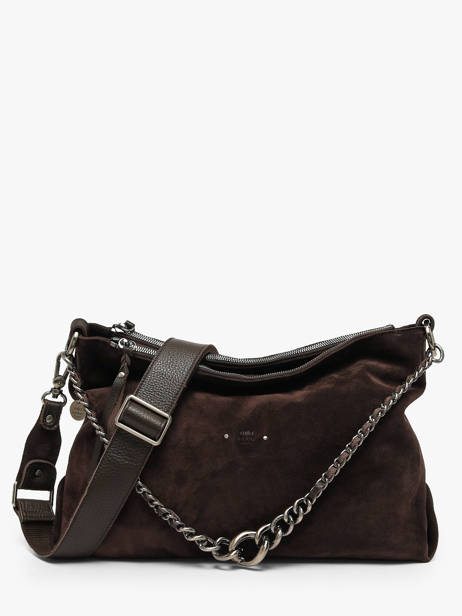 Sac Bandoulière Vintage Cuir Mila louise Marron vintage 3822VC1