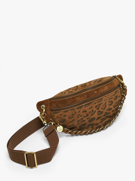 Belt Bag Leather Mila louise Brown vintage 23689PA1 other view 1