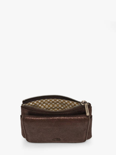 Porte-monnaie Vintage Cuir Mila louise Marron vintage 3853X vue secondaire 2