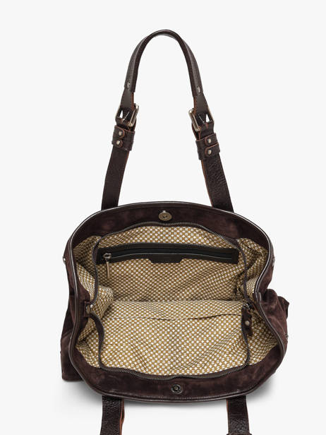Shoulder Bag Vintage Leather Mila louise Brown vintage 3908V other view 2