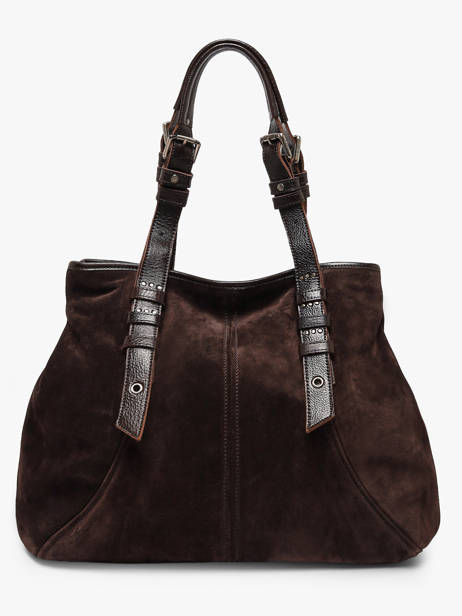 Shoulder Bag Vintage Leather Mila louise Brown vintage 3908V other view 3