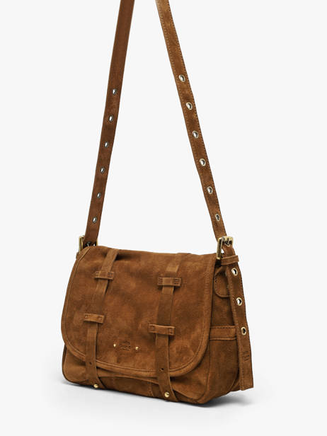 Shoulder Bag Vintage Leather Mila louise Brown vintage 3917V other view 1