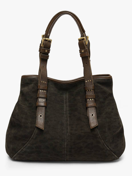 Shoulder Bag Vintage Leather Mila louise Green vintage 3908PA1