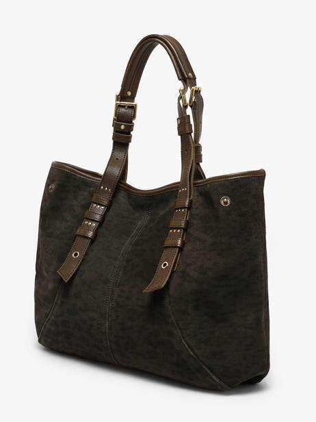 Shoulder Bag Vintage Leather Mila louise Green vintage 3908PA1 other view 1