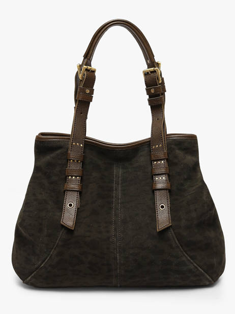 Shoulder Bag Vintage Leather Mila louise Green vintage 3908PA1 other view 3
