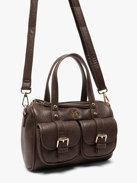 Shoulder Bag Bride Lulu castagnette Brown bride BADER other view 1