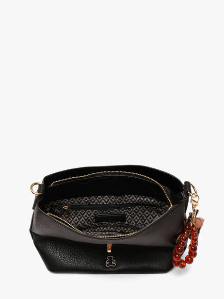 Shoulder Bag Fermoir Lulu castagnette Black fermoir BALKYS other view 2