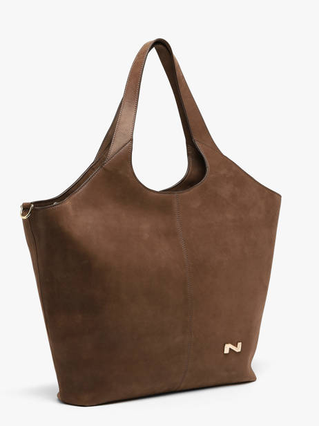 Sac Porté épaule Riverside Cuir Nathan baume Marron riverside 3NG vue secondaire 1
