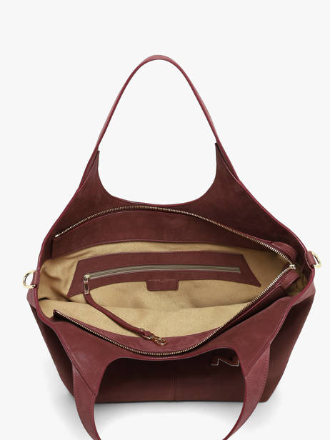 Sac Porté épaule Riverside Cuir Nathan baume Rouge riverside 2NG vue secondaire 2