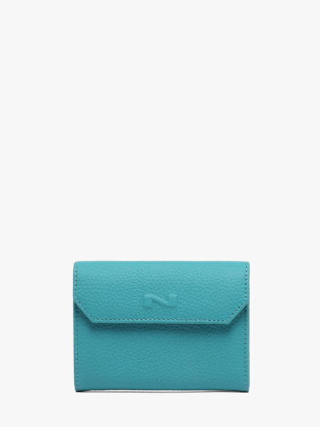 Portefeuille Original N 2 Compartiments Cuir Nathan baume Bleu original n 413N