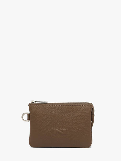 Porte-monnaie 2 Compartiments Original N Cuir Nathan baume Marron original n 302N