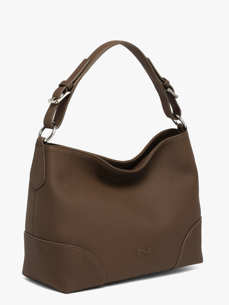 Sac Porté épaule Tango Bis Cuir Nathan baume Marron nathan 52 vue secondaire 1