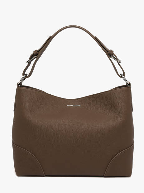 Sac Porté épaule Tango Bis Cuir Nathan baume Marron nathan 52 vue secondaire 4