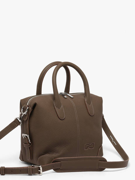 Leather Clark Satchel Nathan baume Brown drive 1 other view 1