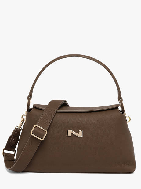 Leather Freesia Shoulder Bag Nathan baume Brown eden 4