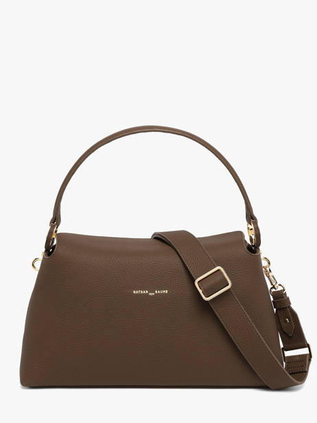 Leather Freesia Shoulder Bag Nathan baume Brown eden 4 other view 4