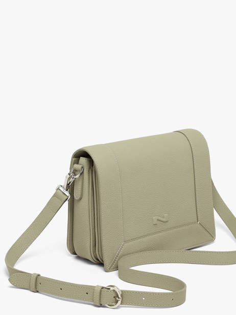Sac Bandoulière Rotterdam Cuir Nathan baume Vert mondrian 3 vue secondaire 1