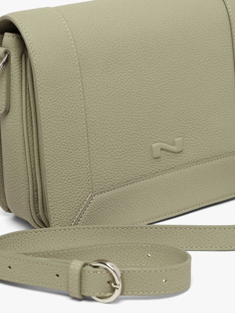 Sac Bandoulière Rotterdam Cuir Nathan baume Vert mondrian 3 vue secondaire 2