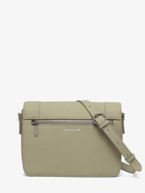 Sac Bandoulière Rotterdam Cuir Nathan baume Vert mondrian 3 vue secondaire 4
