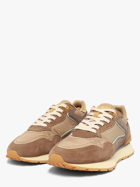 Sneakers In Leather Hoff Brown women 22602406 other view 1