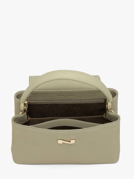 Leather Magnolia Top-handle Bag Nathan baume Green eden 3 other view 3