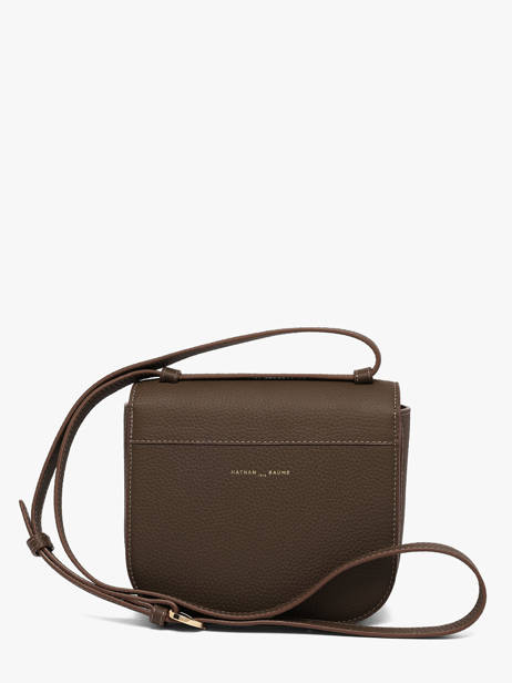 Sac Bandoulière Penelope Cuir Nathan baume Marron odyssey 1 vue secondaire 4
