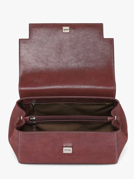Sac Porté Main Dynasty Cuir Nathan baume Rouge dynasty 1NG vue secondaire 3